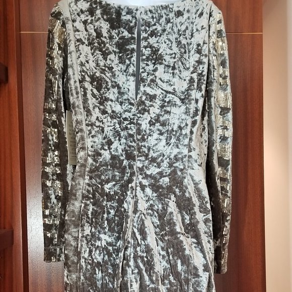 NWT Boston Proper sequin & velvet dress sz 12 - Picture 2 of 4